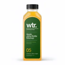 Square Apple Juice Bottle